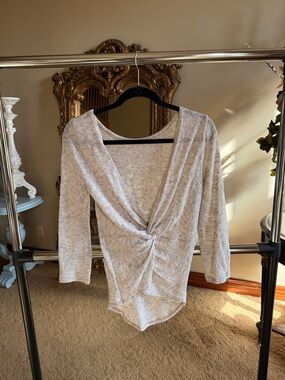 Twist-Front Light tan Women’s Top